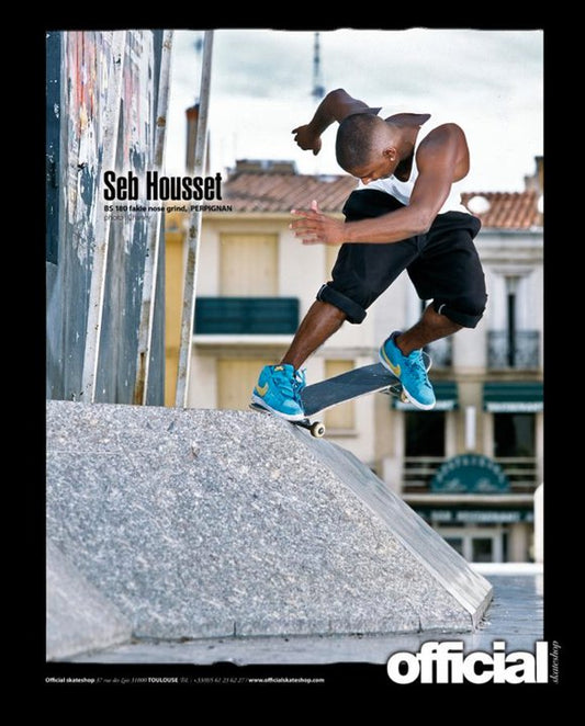 Seb, figure d'Official skateshop