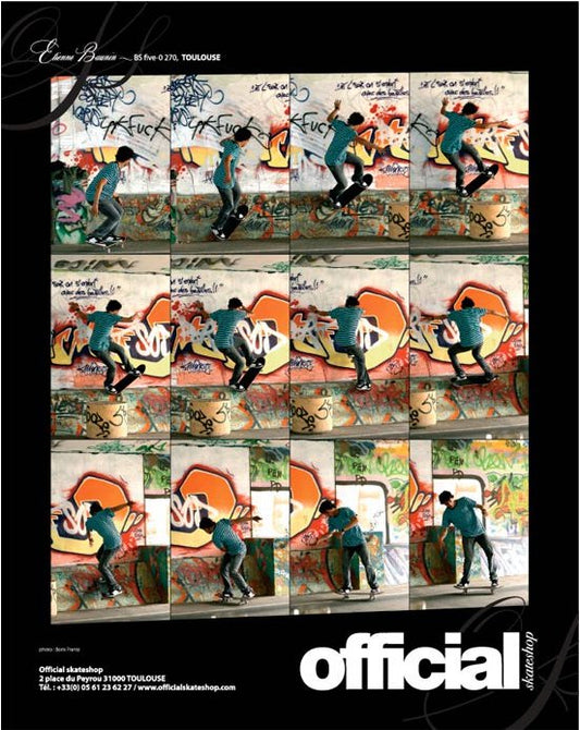 Etienne, figure d'Official skateshop