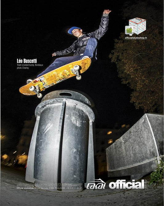 Léo, figure d'Official skateshop