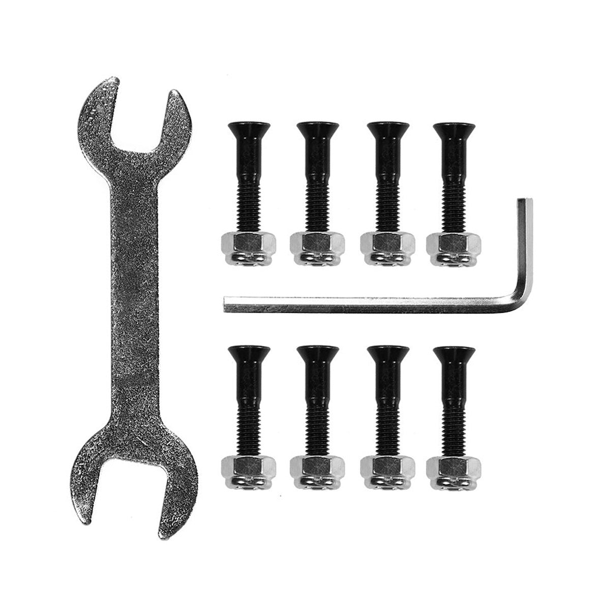 SKB Hardware kit Black / Silver + allen key & mini tool 1" Allen
