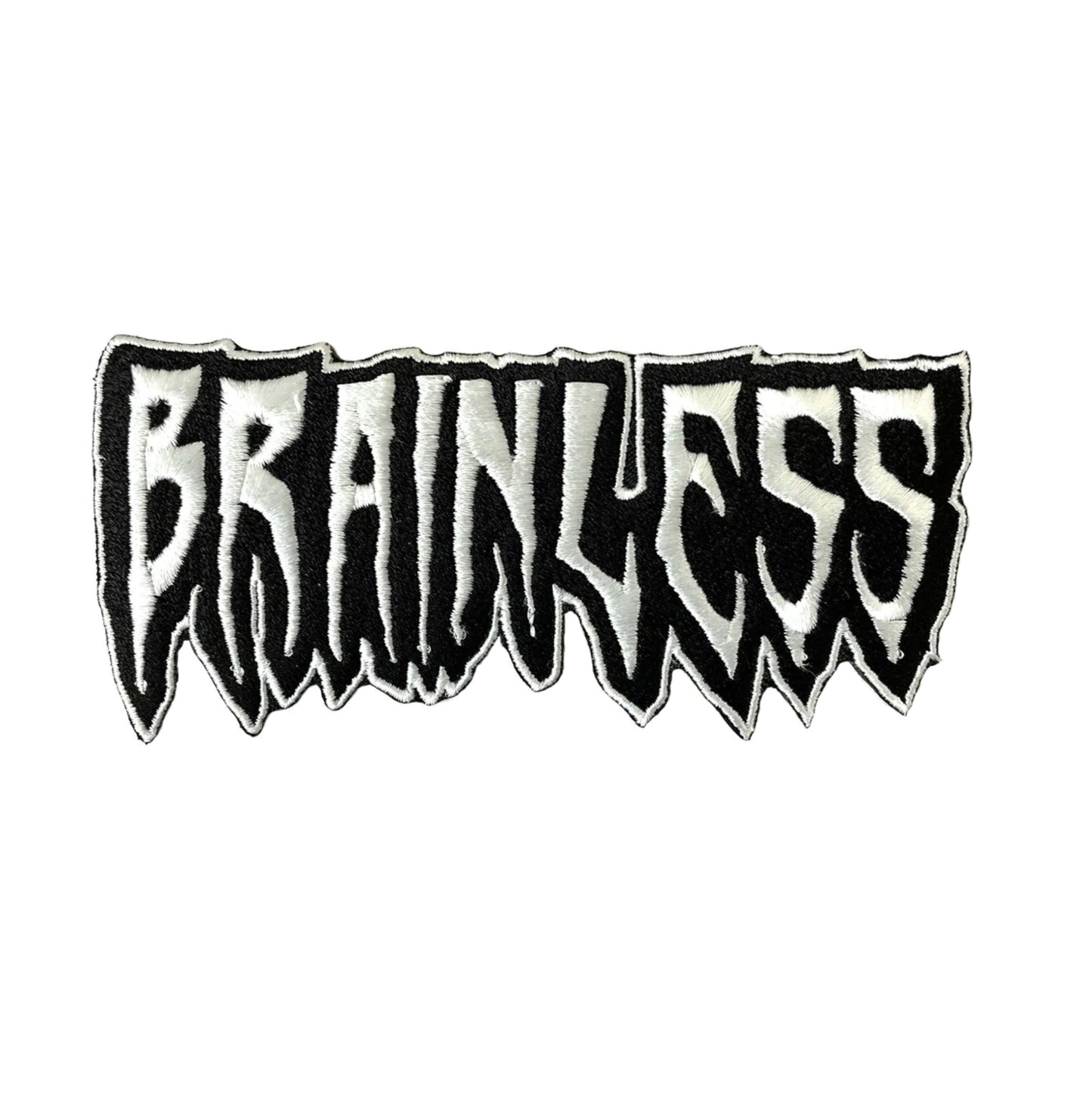 Brainless skateboards Name patch